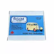 1937 Suburban model in HO scale by Sylvan Scale Models - Mint in the Box