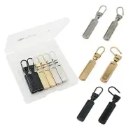 6 Pcs Zipper Pull Replacement, Universal Zipper Pull Tab Fixer Multicolor