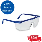 Dental/Lab Protective Safety Glasses blue frame - 120pcs/ctn PPE Supplier