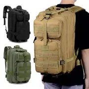 Military Tactical Backpack Large Army Molle Bugout Bag Rucksack for Hiking 30L