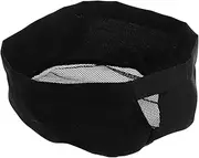 [LIFKOME] Hotel Chef Hat Polyester Cotton Professional Waitress Cap for Cooking Dining Black