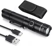 Handheld Tactical Flashlight - 2000 Lumen Super Bright Tactical Torch 5 Light Mo