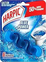 Harpic Blue Power Toilet Block Cleaner, Atlantic Burst (Pack of 1)