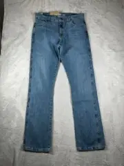 Wrangler Jeans Mens 36x38 Retro Slim Boot Utility Rodeo Western Work Pants Blue
