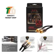EA- Professional Grade 15ft. 2-Ch Oxygen Free Copper RCA Cable - Brass Connec...