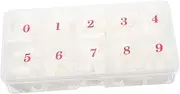 Healeved Set of 500 Adhesive False Nails Manicure Nail Patches Faux Full Cover Nail Tips