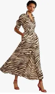 Cynthia Rowley Concrete Jungle Dress Silk. NWT $695 Retail Size M