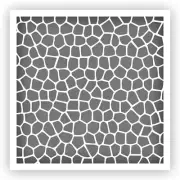 Pattern #9 Stencil - Choose a Size - Laser-Cut Reusable Plastic