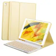 Keyboard Case for iPad 9/8/7th Gen 10.2’’,Case with Keyboard ipad 10.2 Yellow