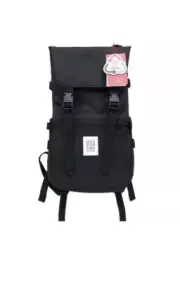 TOPO DESIGNS Rover Pack Classic Black Backpack Laptop Bag Commuter Pack NEW