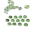 Natural Tsavorite Garnet Oval Cut Loose Gemstone Lot 27 Pcs 3*4 MM 5 CT