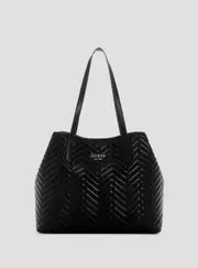GUESS Women's Black Vikky 2 Tote Bag
