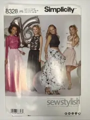 Simplicity Pattern 8328 Sz 12-20 Sew Stylish Tops Skirts Special Occasion