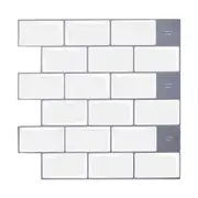 Kitchen Stick on Tile Stickers Bathroom 3D Mosaic Self Adhesive Wall Tiles -BW53