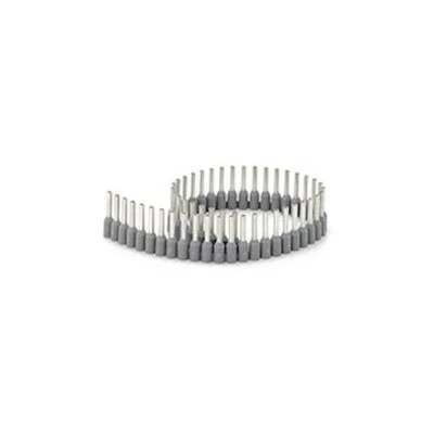 Bootlace Terminal Strip 0.75mm� Grey 50 Pieces 1 Strip