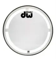 DW - DRDHCC16K - 16" Coated Clear Bass Drum Head