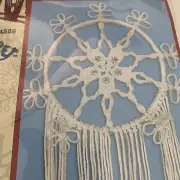 MACRAME BOHO STYLE WALL HANGING KIT "SNOWFLAKE RING" New Unopened Zenbroidery