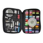 130 Pack Sewing Kit Measure Scissor Thimble Thread Needle Storage Box Travel Set