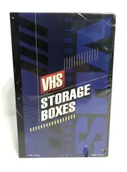 2 VHS Storage Boxes, Clamshells, PMC 16768