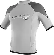 O'Neill Wetsuits Hyperfreak 1.5mm Short Sleeve Crew, Flint/Met/Black, Medium