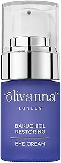 Bakuchiol Restoring Eye Cream by Olivanna for Women - 0.5 oz Cream