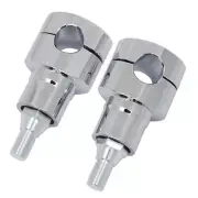 2.5" Chrome Springer Riser Clamp Kit for Harley Bad Boy Cross Bones FLSTS 1" Bar