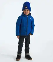 The North Face Reversible Shasta Jacket Kids Blue Fleece Full Zip Hooded JDM2177