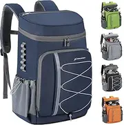 Maelstrom Cooler Backpack,35/50 Can Backpack Cooler Leakproof,Insulated Soft Cooler Bag,Camping Cooler,Beach Cooler,Ice Chest Backpack,Lightweight Travel Cooler Lunch Backpack for Hiking,Shopping