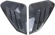 Compatible for Toyota RAV4 RAV 4 2019 2020 2021 2022 2023 2024 Rear Window Louvers Spoiler Cover Trim Car Exterior Accessories Black(Carbon Fiber)