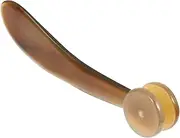 UTHCLO Portable Muscle Roller Multi Purpose Horn Scraping Plate with Two Wheel Roller for Safe Massage Neck Back Legs and Face Handheld Massager for Relaxation and Relief Random Color