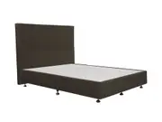 Slumberland Square Headboard Standard Base - Double / Graphite