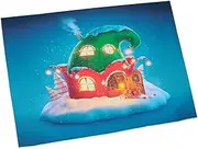 Mipcase Photography Background Cloth Party Xmas Photo Props Merry Decoration Backdrop Christmas Wall Hangings Tapestries Photographic Background Cloth Photo Background Prop