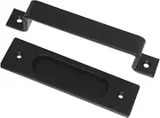 Homoyoyo Sliding Door Handle Heavy Duty Barn Door Pull Handle Modern Minimalist Design for Effortless Quick Installation Elegant Aesthetic Appeal
