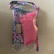 NWT Lilly Pulitzer Sleep Pouch Set Bringing Mermaid Back