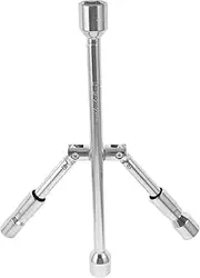 4-way Lug Wrench Set Wheel Nut Spanner High Torque Handle Chrome-vanadium Steel