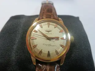 LONGINES 浪琴 18k金征服者古董錶