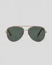 [Peta + Jain] Peta + Jain Women's Franki Sunglasses in Gold/Green One Size Gold/Green