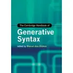 THE CAMBRIDGE HANDBOOK OF GENERATIVE SYNTAX