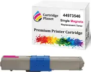 Magenta Compatible Toner Cartridge for OKI 44973546 (1,100 Pages) for OKI C301dn C321dn MC342 MC342dnw