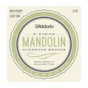 D'Addario EJ75 Loop End Mandolin Strings Phosphor Bronze Wound 8 strings 11.5-41