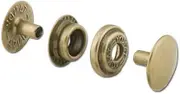Line 24 Snaps Antique Brass 10/pk Item #1263-04