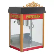 Benchmark Street Vendor Popcorn Machine 120v Old Maid Drawer Red Kettle 4 Ounce