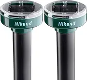 Gopher Repellent Ultrasonic Solar Powered - Mole Repellent Stakes Outdoor Pet Safe - Groundhog Repeller Snake Rodent Gopher Spikes Chaser - Sonic Mole Deterrent Devices (2)