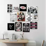 BLACKPINK 新款牛仔褲紅色天鵝絨 IVE LESSERAFIM,ITZY ART PRINT/WALL DECO