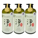 AILEIYI洋甘菊潤膚沐浴精-淨/茶樹艾草1000ML(3瓶/組)