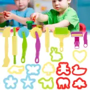 Color Plasticine Modelling DIY Smooth Clay Dough Tools for Kids Practice letyI