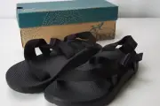 Chaco Z Cloud Solid Black Mens Strapped Hiking Sandals Sz 11 BRAND NEW W BOX