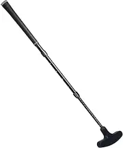 Generic Two Shapes Retractable Golf Putter Non-Slip Grip Putting Practice Aid Backyard Adjustable Length