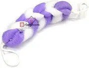 Bringhom Bath Ribbon Back Body Loofa Sponge (1Pc, Multi Colour)
