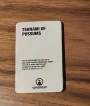 Superfight Cards Pack PAX East 2015 Tsunami Of Possums (Super Fight Card Game)